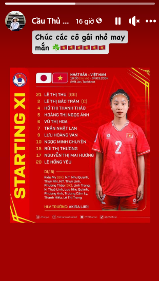 Huỳnh Như nhắn gửi đến đàn em