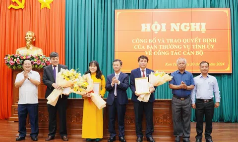 Tỉnh ủy Kon Tum: Điều động công tác ba cán bộ trong Ban Thường vụ