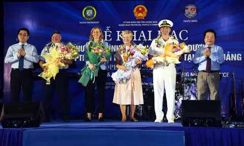 Khai mạc Chương trình đối tác Thái Bình Dương và Thiên thần Thái Bình Dương năm 2024 tại tỉnh Quảng Ngãi