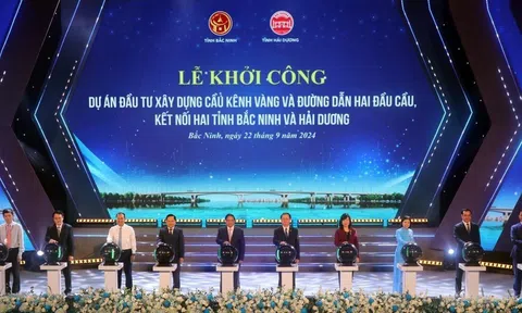 Thủ tướng Chính phủ Phạm Minh Chính khởi công cầu Kênh Vàng và khu nhà ở xã hội tại Quế Võ