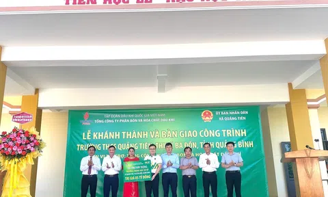 PVFCCo đồng hành cùng sự phát triển giáo dục