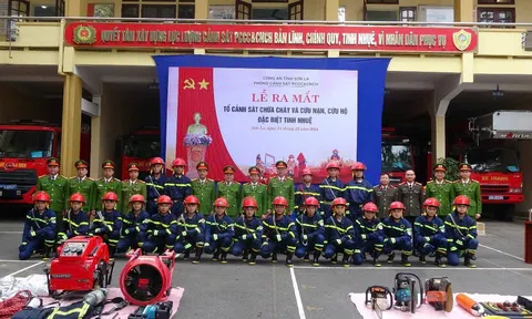 Sơn La ra mắt Tổ Cảnh sát chữa cháy và Cứu nạn cứu hộ đặc biệt tinh nhuệ