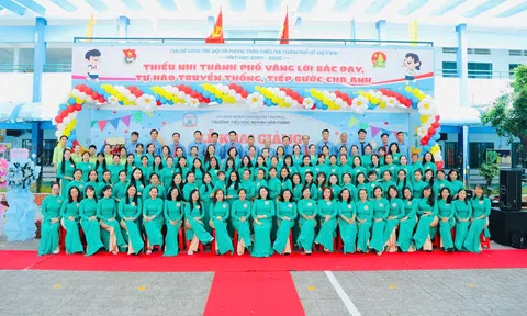 Trường Tiểu học Huỳnh Văn Chính, Quận Tân Phú, TP HCM: Tất cả vì học sinh thân yêu