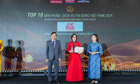 Generali Việt Nam được vinh danh Top 10 sản phẩm - dịch vụ tin dùng Việt Nam 2024 với VITA - Sức Khỏe Vàng