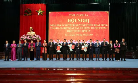 Sơn La thành lập, hợp nhất các cơ quan, tổ chức Đảng trực thuộc Tỉnh uỷ