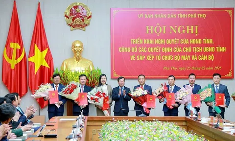 Phú Thọ công bố thành lập, tổ chức lại các cơ quan chuyên môn thuộc UBND tỉnh sau sắp xếp, tinh gọn