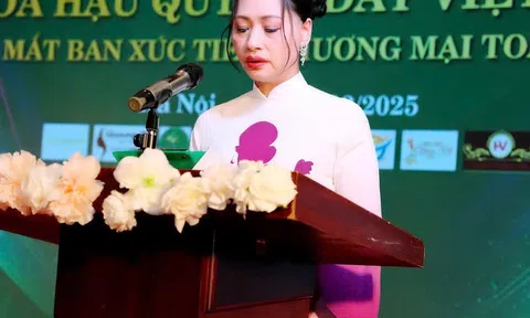 Chủ tịch Hội Phụ nữ Việt toàn cầu Phạm Thị Thủy: Người vẽ bức tranh muôn màu cho hoa hậu quý bà