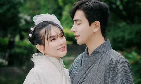 Vợ chồng Thu Thuỷ khoe bộ ảnh tình tứ kỷ niệm 4 năm ngày cưới