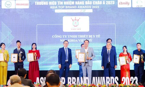 NHA KHOA VIỆT MỸ VINH DỰ NHẬN GIẢI THƯỞNG “TOP 10 THƯƠNG HIỆU TÍN NHIỆM HÀNG ĐẦU CHÂU Á 2023”