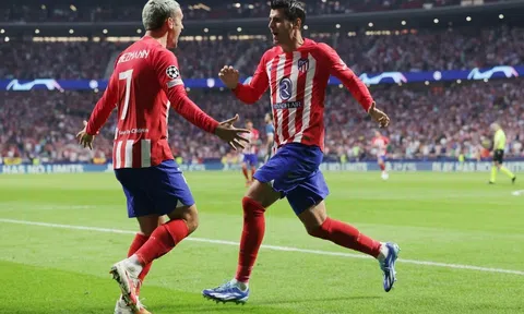 Hàng công tỏa sáng, Atletico Madrid có chiến thắng đầu tiên