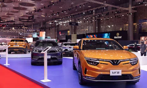 VinFast giới thiệu 4 mẫu ô tô điện tại triển lãm Geneva International Motor Show Qatar 2023