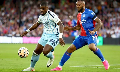 Crystal Palace và Nottingham Forest chia điểm trong trận đấu nhạt nhòa