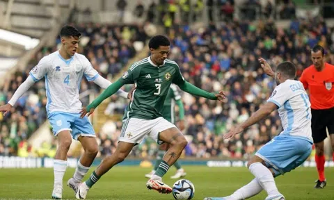 Đội tuyển Bắc Ireland giành chiến thắng an ủi trước đội cuối bảng