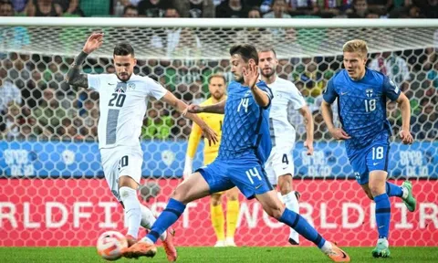 Đánh bại Phần Lan, đội tuyển Slovenia tạm chiếm ngôi đầu bảng H