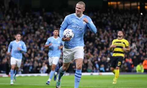 Erling Haaland tỏa sáng, Man City ghi tên mình vào vòng đấu tiếp theo