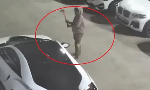 Truy tìm người đàn ông cầm rìu đập vỡ 20 chiếc ô tô tại 3 đại lý Mazda, Toyota và BMW