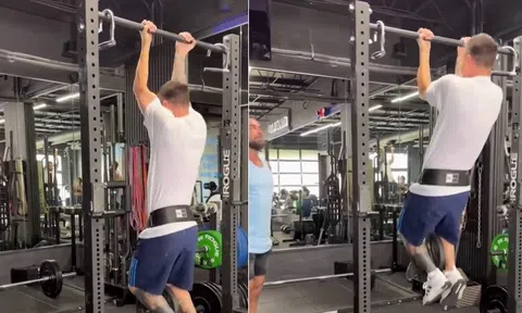 Bị chê yếu, Messi thể hiện sức mạnh trong phòng gym làm CĐV trầm trồ