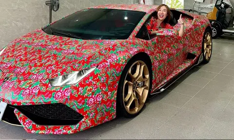 Ngắm Lamborghini Huracan phiên bản ‘chăn con công’ cực chất của ‘hot mom’ Bạc Liêu
