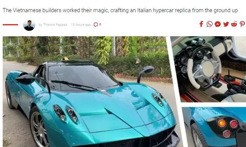 Pagani Huayra 'made in Việt Nam' gây xôn xao truyền thông quốc tế, đẹp hơn cả xe chính hãng?