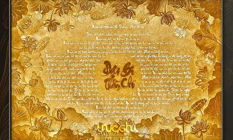 Tranh trúc chỉ Hà Nội - Nghệ thuật độc đáo trong trang trí phòng thờ Việt