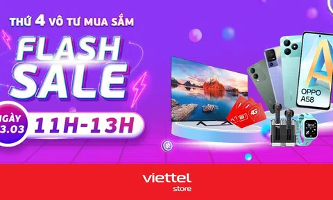 Hôm nay, 11h-13h vô tư “săn” smartphone, đồ công nghệ trên website Viettel Store