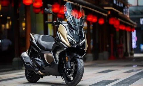 Đẩy Honda SH vào thế khó, ‘tân binh’ xe ga ra mắt giá rẻ giật mình, có phanh ABS và động cơ 350cc