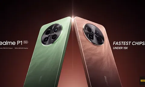 Realme P1 và P1 Pro lộ diện, là điện thoại dưới 6 triệu có màn hình cong tốt nhất, chipset mạnh mẽ nhất