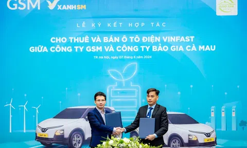 Thêm hai đối tác độc quyền của Xanh SM triển khai taxi điện tại Bắc Giang, Cà Mau