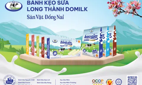 Domilk làm mới sản phẩm bánh kẹo sữa Long Thành với dòng sản phẩm Premium nhiều cảm hứng sáng tạo, nhân văn