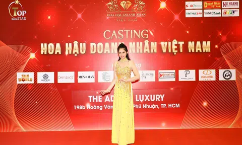 Người đẹp trí tuệ Lê Thị Ngọc Yến khoe sắc nổi bật trong buổi Casting toàn quốc Hoa hậu Doanh nhân Việt Nam