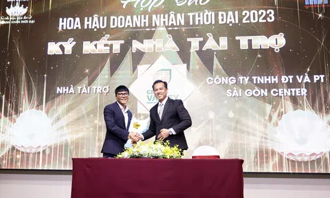 Công ty TNHH Đầu Tư & Phát Triển Sài Gòn Center trở thành nhà tài trợ cuộc thi Hoa hậu doanh nhân thời đại 2023