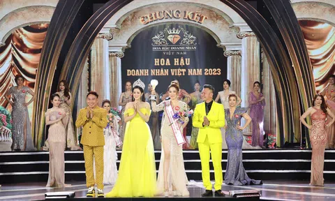 Doanh nhân Trần Thị Hoàng Trang đạt danh hiệu Người đẹp trí tuệ Hoa hậu Doanh nhân  Việt Nam 2023