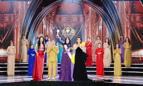 Lê Thị Ánh Hồng trở thành Người đẹp áo dài Hoa hậu Doanh nhân Việt Nam 2023