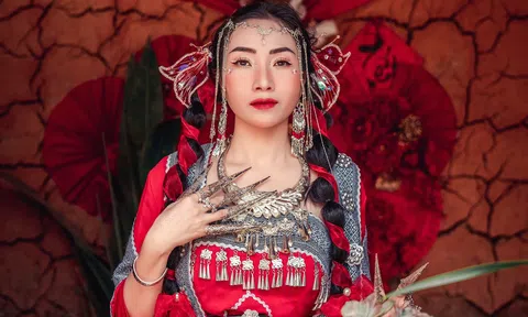 Á hoàng Võ Lý Sang gây ấn tượng với tạo hình cổ trang