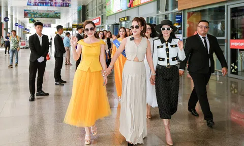 Chủ tịch Đặng Gia Bena chào đón đoàn thí sinh Hoa hậu Doanh nhân Biển 2023 đến với TP.Tam Kỳ