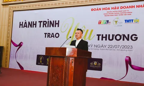 Ông Trương Tuấn dẫn đoàn Hoa hậu Doanh nhân Châu Á Việt Nam 2023 trao quà từ thiện