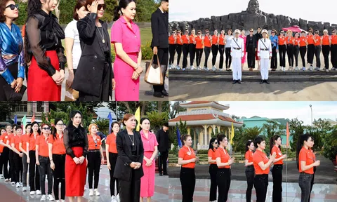 Đoàn Hoa hậu Doanh nhân Châu Á Việt Nam 2023 dâng hương tưởng niệm 508 anh hùng liệt sĩ tại Quảng Nam