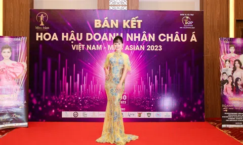 Hoa hậu Võ Thu Sương ngồi ghế cố vấn Hoa hậu Doanh nhân Châu Á Việt Nam 2023