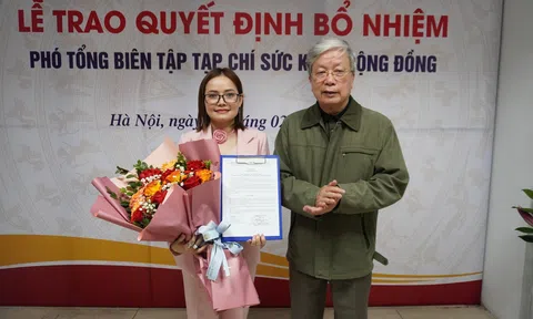 Nhà báo Chu Loan được bổ nhiệm Phó Tổng biên tập Tạp chí Sức Khỏe Cộng Đồng