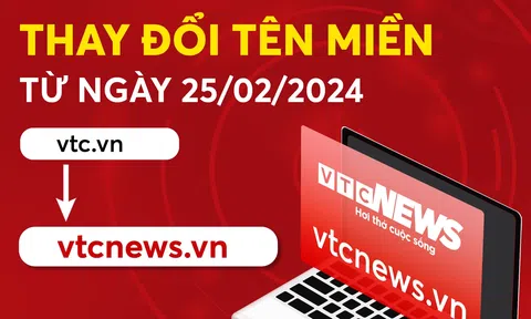 Báo điện tử VTC News đổi tên miền vtc.vn sang vtcnews.vn