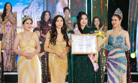 Doanh nhân Nguyễn Ngọc Huệ được trao Người đẹp thân thiện Hoa hậu Doanh nhân Việt Nam 2024