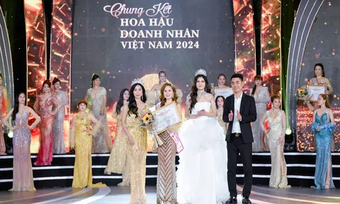 Doanh nhân Hoàng Thị Kim Đắc trở thành Người đẹp có gương mặt khả ái Hoa hậu Doanh nhân Việt Nam 2024