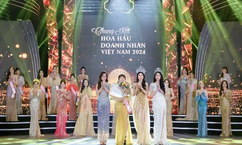 Doanh nhân Doãn Thị Mỹ Châu đạt giải Người đẹp có nụ cười xinh xắn Hoa hậu Doanh nhân Việt Nam 2024