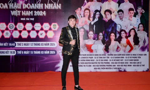 Lộng lẫy với trang phục dạ hội của NTK Tommy Nguyễn đêm chung kết Hoa hậu Doanh nhân Việt Nam 2024