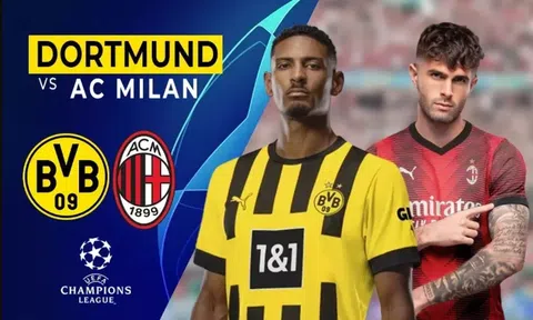 Trực tiếp Dortmund vs AC Milan, 2h00 hôm nay 5/10