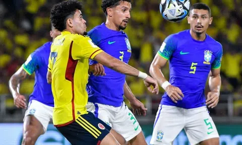 Sao Liverpool gieo 'ác mộng', Brazil nhận đòn đau trước Colombia