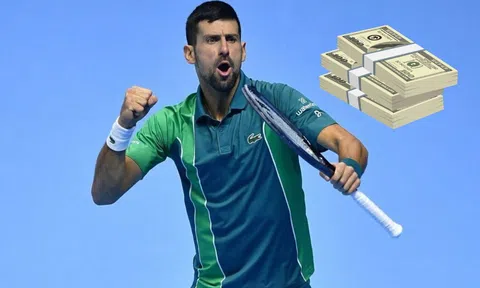 Lộ số tiền thưởng khủng của Djokovic sau khi vô địch ATP Finals 2023