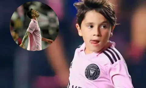 Quý tử nhà Messi lập hat-trick siêu đẳng, đúng chất 'cha nào con nấy'