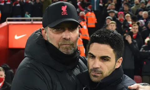 Klopp và Arteta tranh giải HLV hay nhất tháng Ba