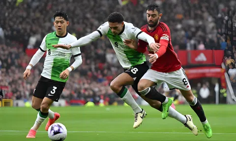 Derby nghẹt thở, MU chia điểm kịch tính trước Liverpool tại Old Trafford